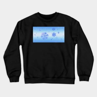 Fractal Snowflake Snowstorm Crewneck Sweatshirt